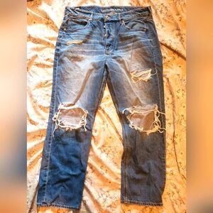 American Eagle Distressed Blue Jeans